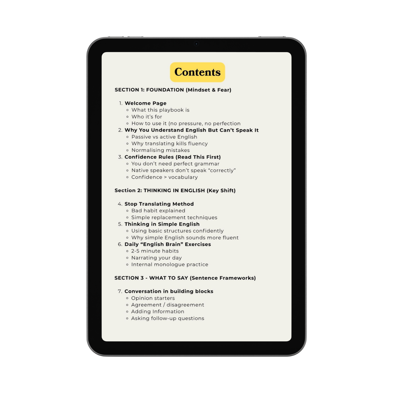 The English Speaking Confidence Guide